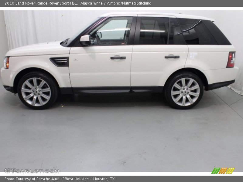 Alaska White / Almond/Nutmeg Stitching 2010 Land Rover Range Rover Sport HSE