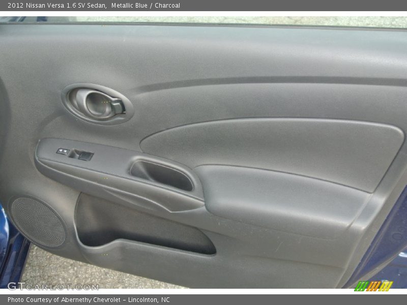 Metallic Blue / Charcoal 2012 Nissan Versa 1.6 SV Sedan