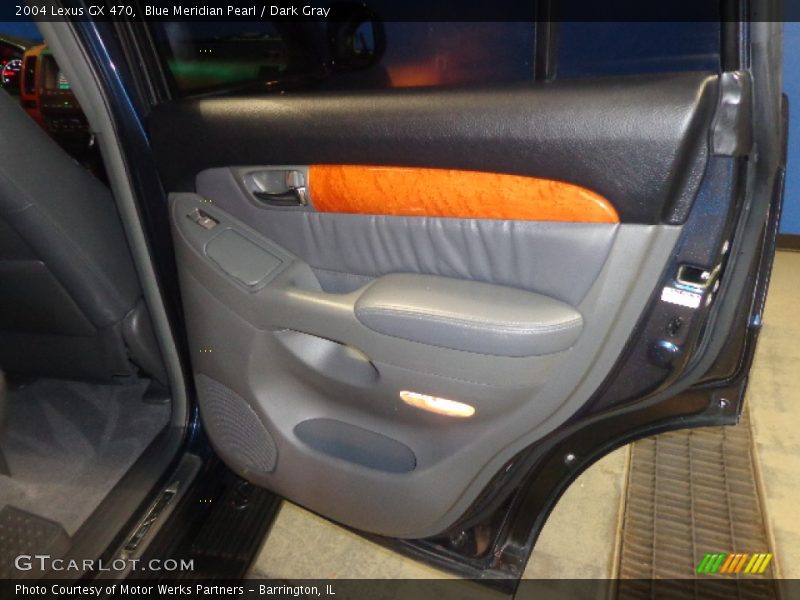 Blue Meridian Pearl / Dark Gray 2004 Lexus GX 470