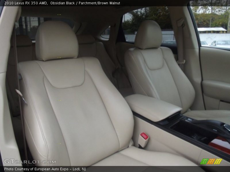 Obsidian Black / Parchment/Brown Walnut 2010 Lexus RX 350 AWD
