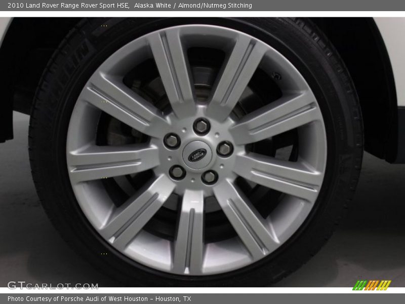 Alaska White / Almond/Nutmeg Stitching 2010 Land Rover Range Rover Sport HSE