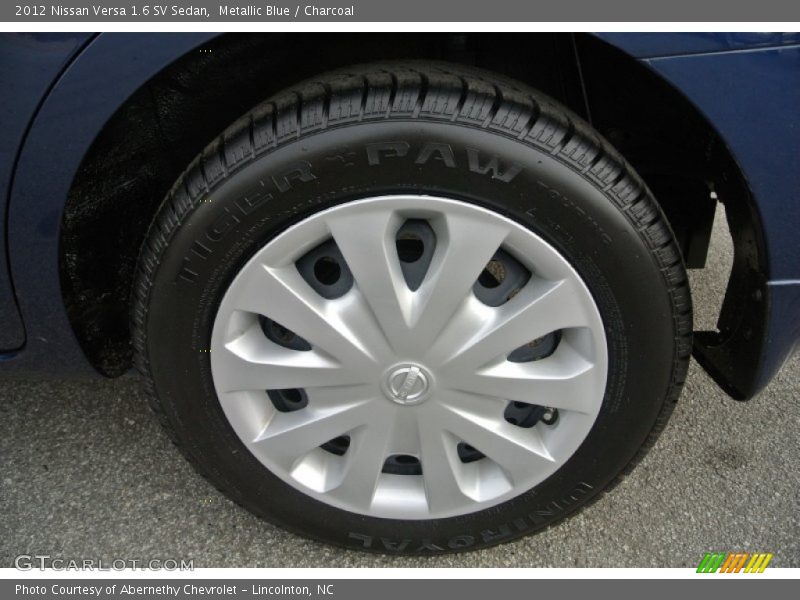 Metallic Blue / Charcoal 2012 Nissan Versa 1.6 SV Sedan