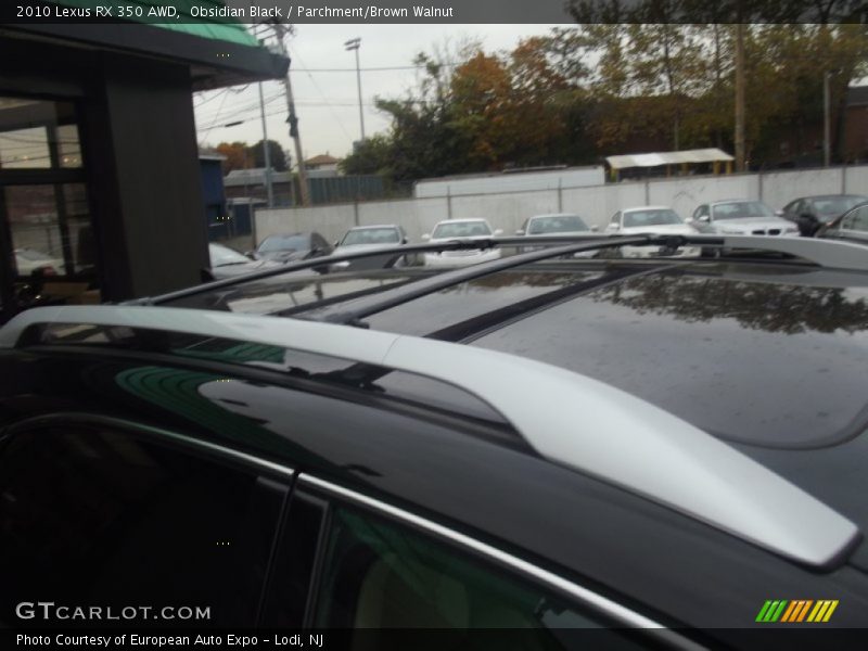 Obsidian Black / Parchment/Brown Walnut 2010 Lexus RX 350 AWD