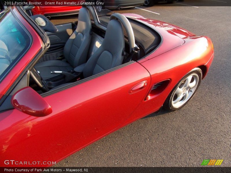 Orient Red Metallic / Graphite Grey 2001 Porsche Boxster