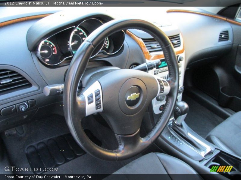 Mocha Steel Metallic / Ebony 2012 Chevrolet Malibu LT