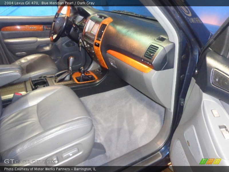 Blue Meridian Pearl / Dark Gray 2004 Lexus GX 470