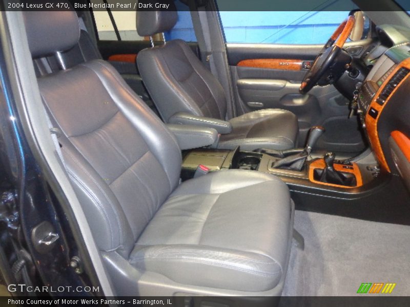 Blue Meridian Pearl / Dark Gray 2004 Lexus GX 470