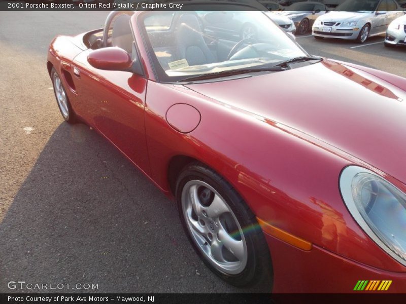 Orient Red Metallic / Graphite Grey 2001 Porsche Boxster