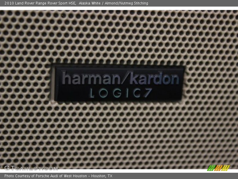 Alaska White / Almond/Nutmeg Stitching 2010 Land Rover Range Rover Sport HSE