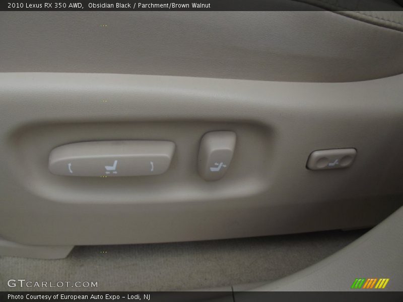 Obsidian Black / Parchment/Brown Walnut 2010 Lexus RX 350 AWD