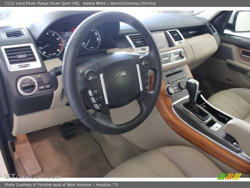 Alaska White / Almond/Nutmeg Stitching 2010 Land Rover Range Rover Sport HSE
