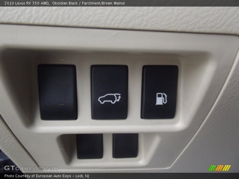 Obsidian Black / Parchment/Brown Walnut 2010 Lexus RX 350 AWD