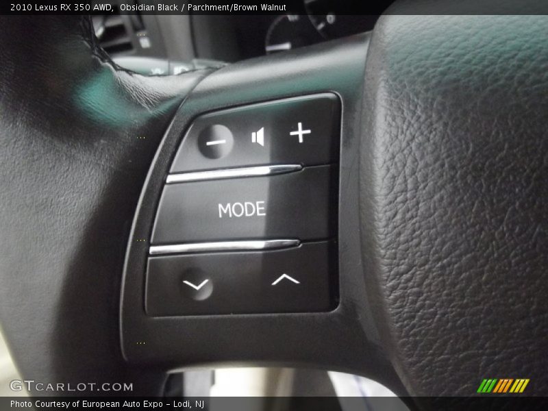 Obsidian Black / Parchment/Brown Walnut 2010 Lexus RX 350 AWD