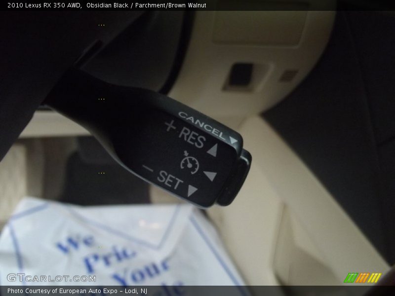 Obsidian Black / Parchment/Brown Walnut 2010 Lexus RX 350 AWD