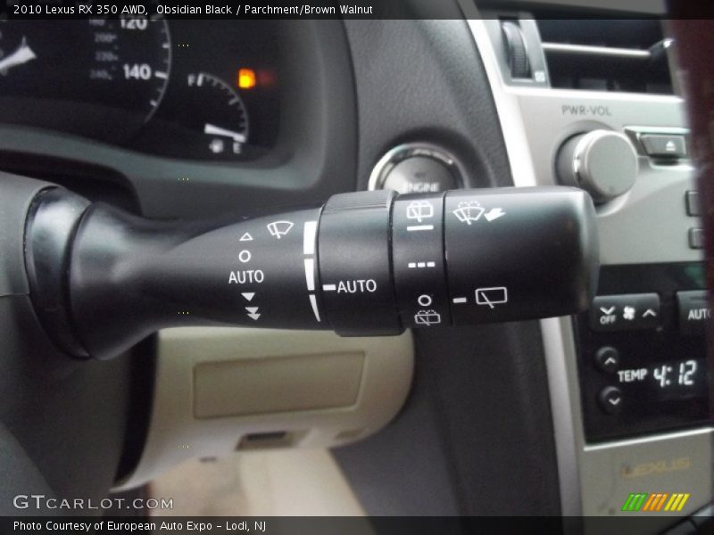 Obsidian Black / Parchment/Brown Walnut 2010 Lexus RX 350 AWD