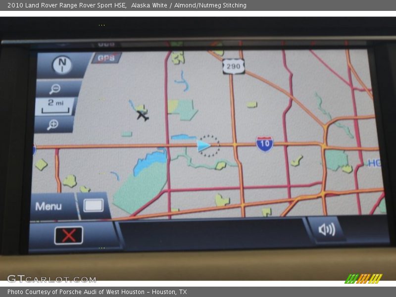 Alaska White / Almond/Nutmeg Stitching 2010 Land Rover Range Rover Sport HSE