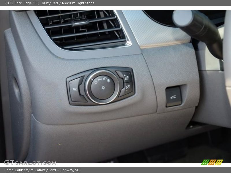 Ruby Red / Medium Light Stone 2013 Ford Edge SEL