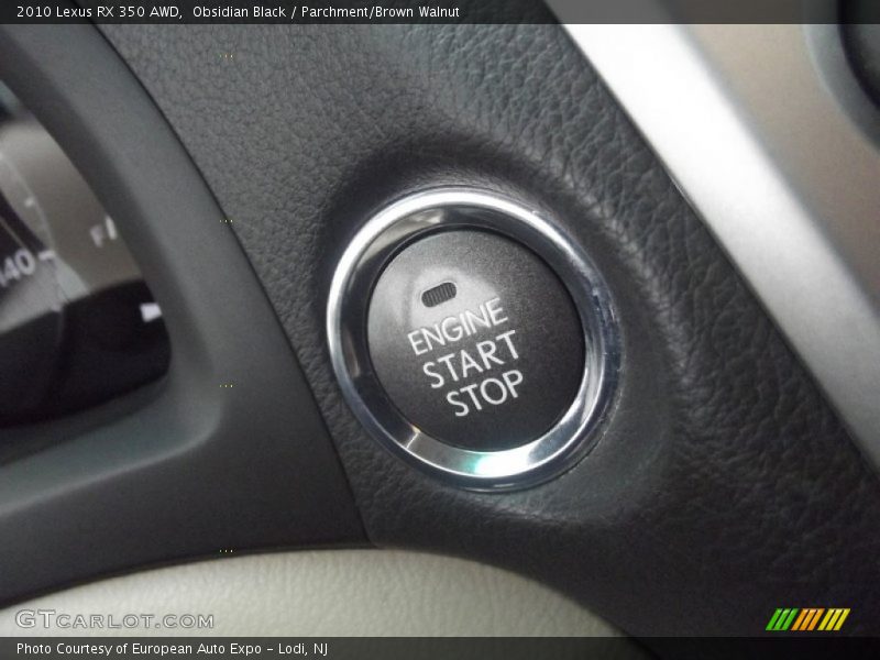 Obsidian Black / Parchment/Brown Walnut 2010 Lexus RX 350 AWD