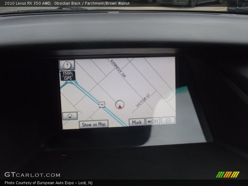 Obsidian Black / Parchment/Brown Walnut 2010 Lexus RX 350 AWD