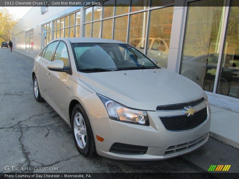 Gold Mist Metallic / Jet Black 2011 Chevrolet Cruze LT