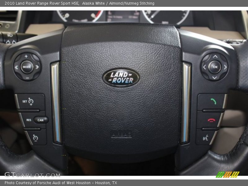 Alaska White / Almond/Nutmeg Stitching 2010 Land Rover Range Rover Sport HSE