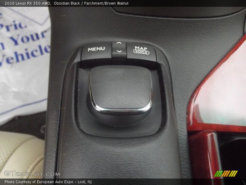 Obsidian Black / Parchment/Brown Walnut 2010 Lexus RX 350 AWD