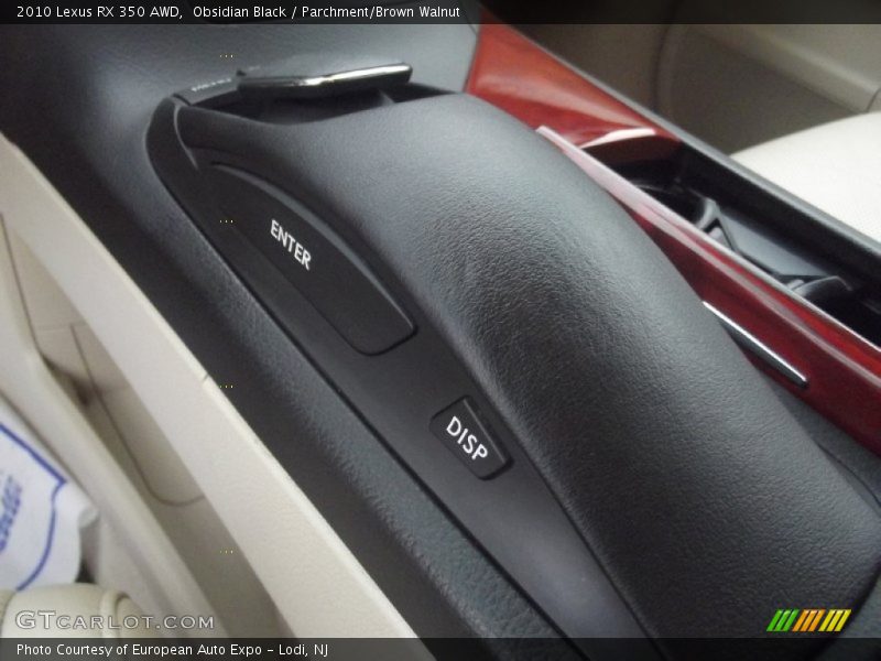 Obsidian Black / Parchment/Brown Walnut 2010 Lexus RX 350 AWD