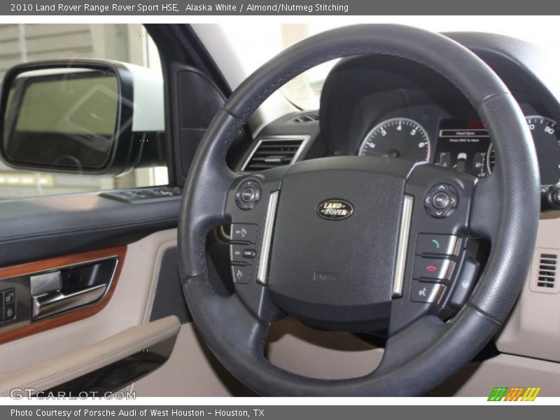 Alaska White / Almond/Nutmeg Stitching 2010 Land Rover Range Rover Sport HSE