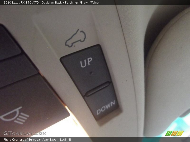 Obsidian Black / Parchment/Brown Walnut 2010 Lexus RX 350 AWD