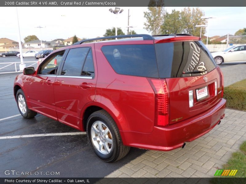 Crystal Red / Cashmere/Cocoa 2008 Cadillac SRX 4 V6 AWD