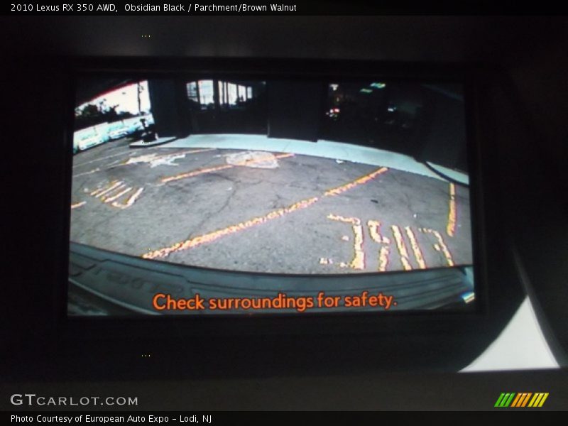 Obsidian Black / Parchment/Brown Walnut 2010 Lexus RX 350 AWD