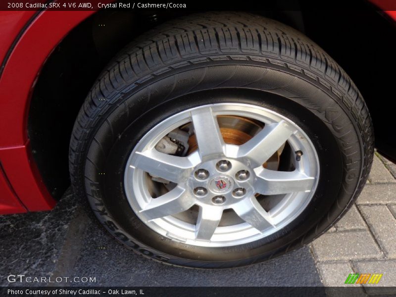 Crystal Red / Cashmere/Cocoa 2008 Cadillac SRX 4 V6 AWD