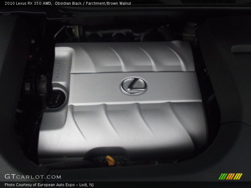 Obsidian Black / Parchment/Brown Walnut 2010 Lexus RX 350 AWD
