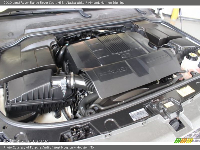 Alaska White / Almond/Nutmeg Stitching 2010 Land Rover Range Rover Sport HSE
