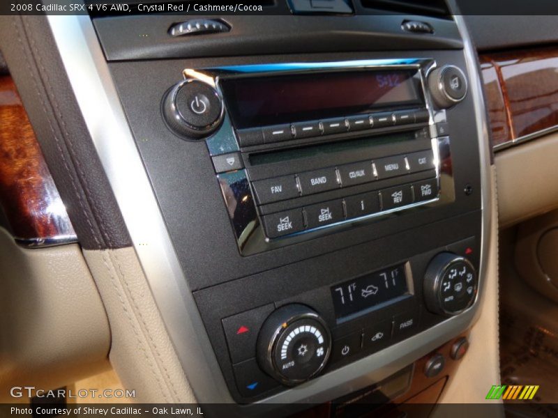 Crystal Red / Cashmere/Cocoa 2008 Cadillac SRX 4 V6 AWD