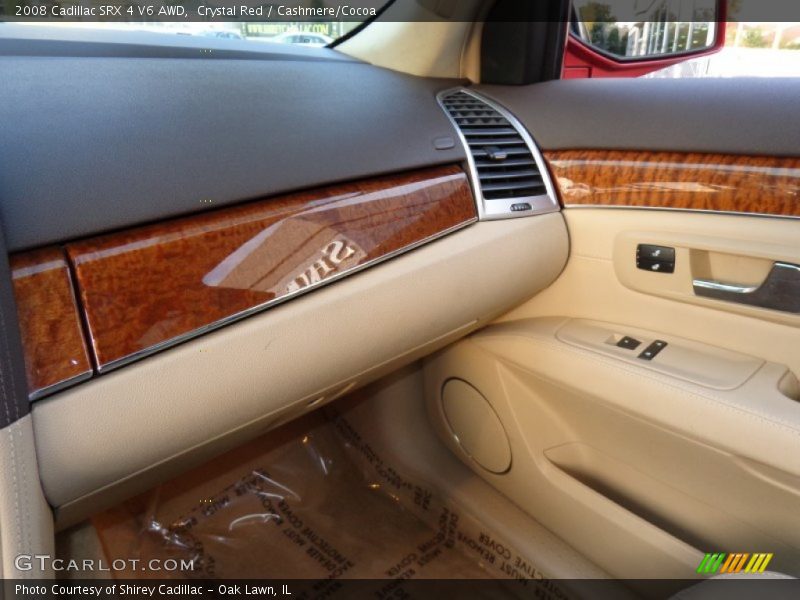 Crystal Red / Cashmere/Cocoa 2008 Cadillac SRX 4 V6 AWD