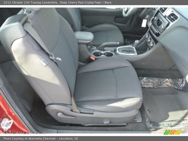 Deep Cherry Red Crystal Pearl / Black 2013 Chrysler 200 Touring Convertible