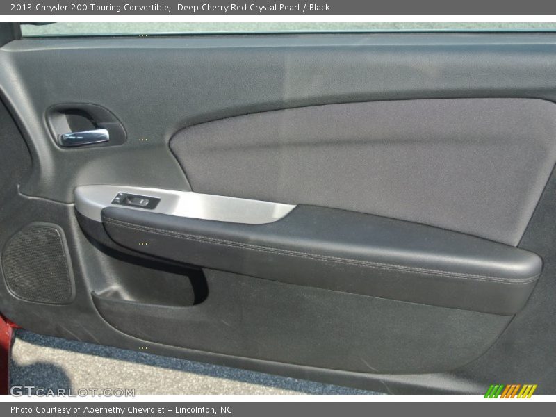 Deep Cherry Red Crystal Pearl / Black 2013 Chrysler 200 Touring Convertible