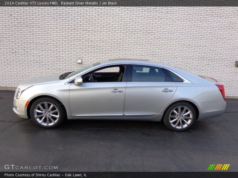 Radiant Silver Metallic / Jet Black 2014 Cadillac XTS Luxury FWD