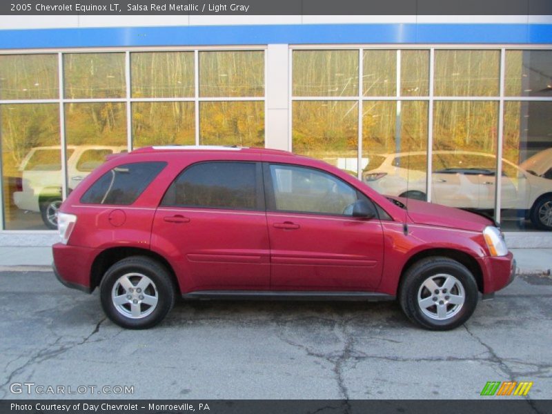 Salsa Red Metallic / Light Gray 2005 Chevrolet Equinox LT