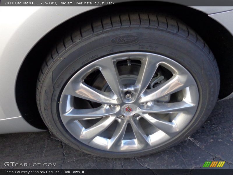 Radiant Silver Metallic / Jet Black 2014 Cadillac XTS Luxury FWD