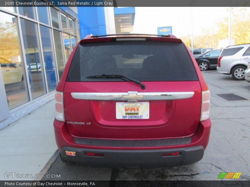 Salsa Red Metallic / Light Gray 2005 Chevrolet Equinox LT