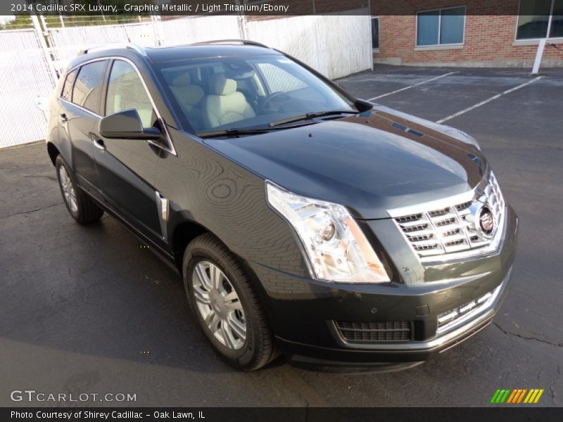 Graphite Metallic / Light Titanium/Ebony 2014 Cadillac SRX Luxury