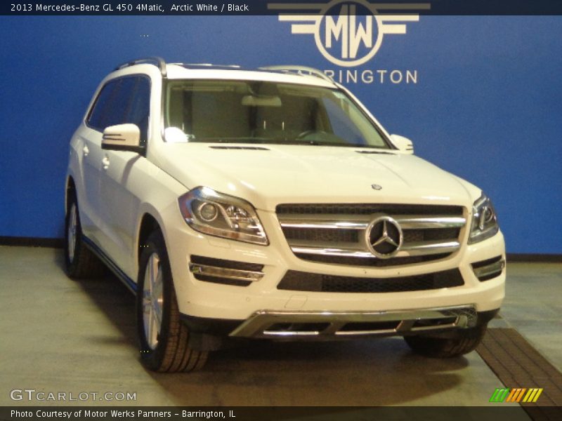 Arctic White / Black 2013 Mercedes-Benz GL 450 4Matic