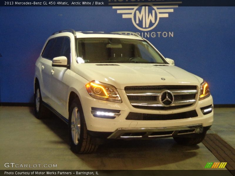 Arctic White / Black 2013 Mercedes-Benz GL 450 4Matic