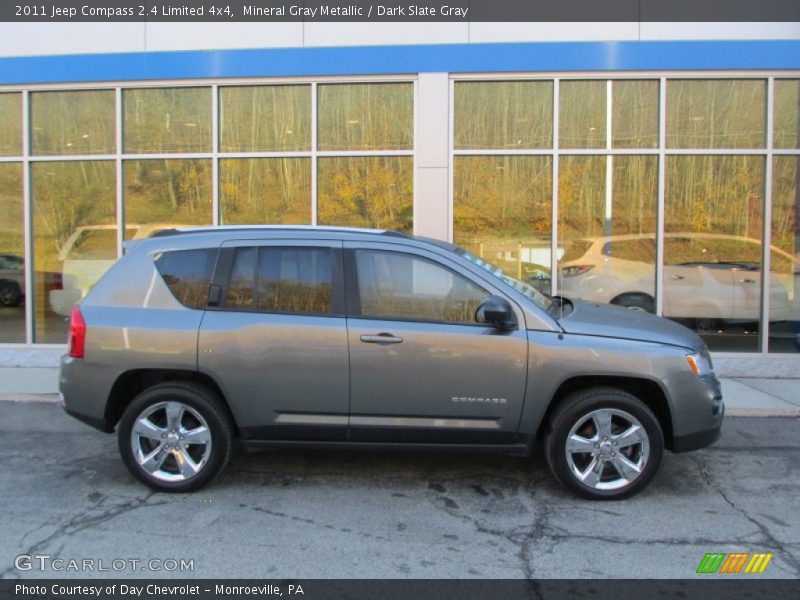 Mineral Gray Metallic / Dark Slate Gray 2011 Jeep Compass 2.4 Limited 4x4