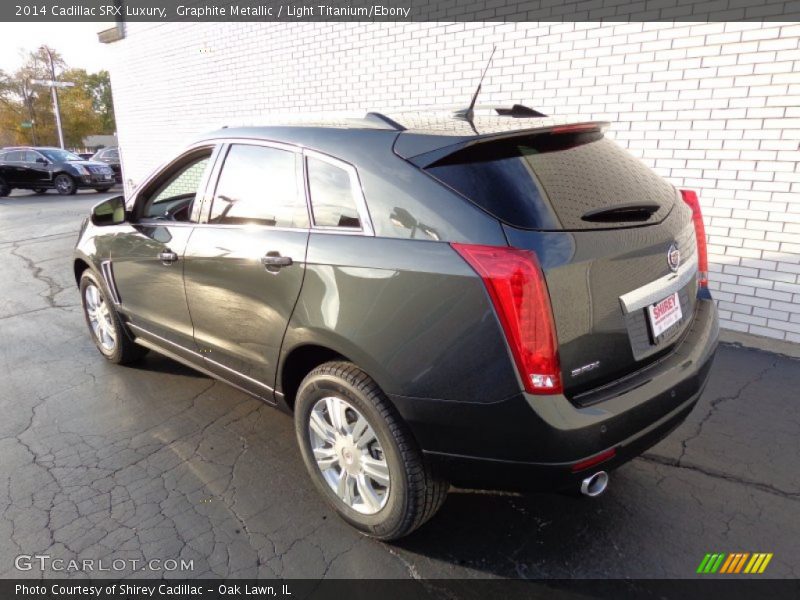 Graphite Metallic / Light Titanium/Ebony 2014 Cadillac SRX Luxury