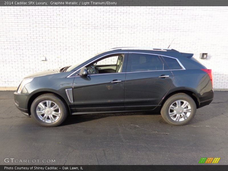 Graphite Metallic / Light Titanium/Ebony 2014 Cadillac SRX Luxury