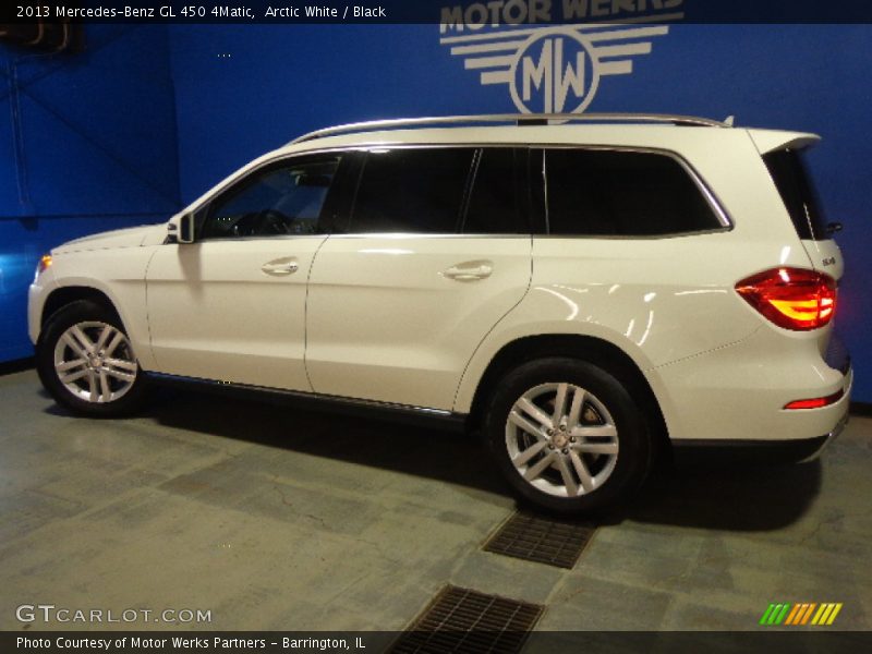 Arctic White / Black 2013 Mercedes-Benz GL 450 4Matic