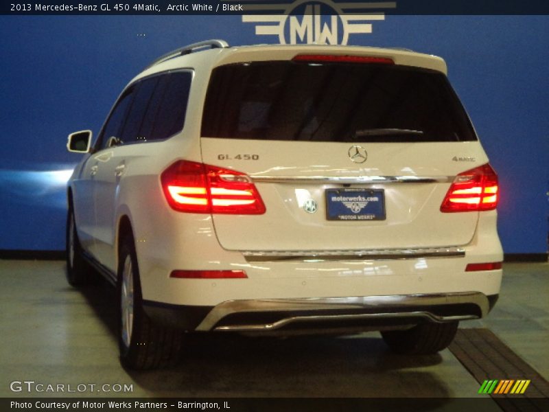 Arctic White / Black 2013 Mercedes-Benz GL 450 4Matic